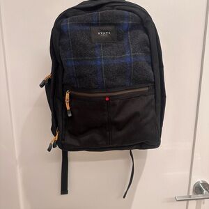 STATE Black and Blue Backpack